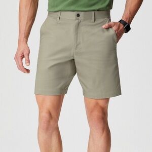 Fabletics Khaki The‎ High Side Chino Short Size 29 Mens NWOT